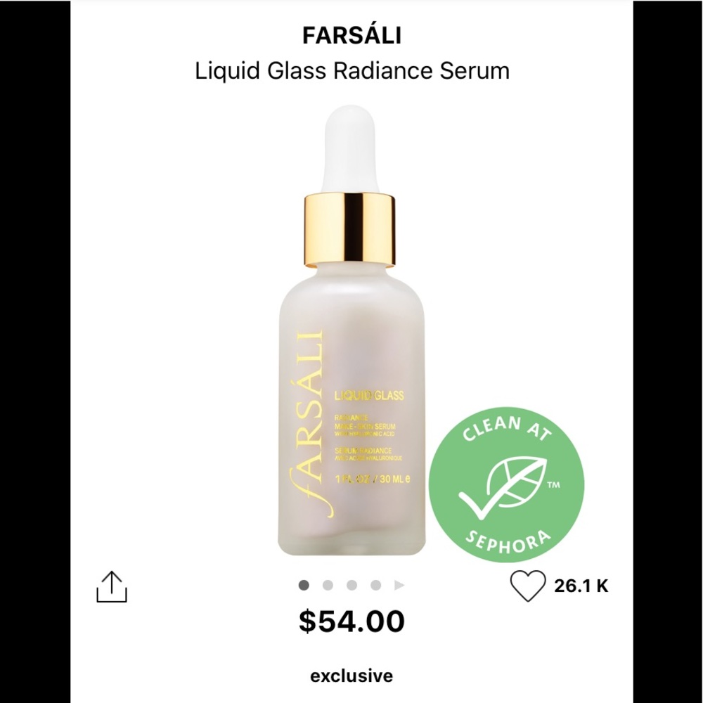 BNIB Farsali Liquid Glass Serum